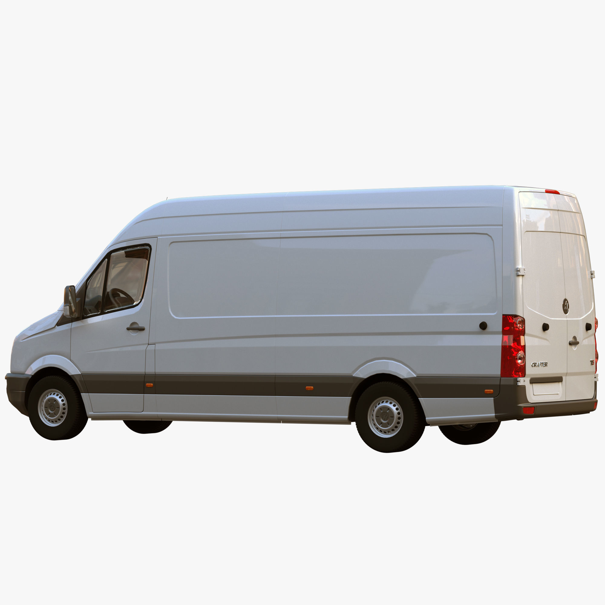 VW Crafter Van 3D model_5