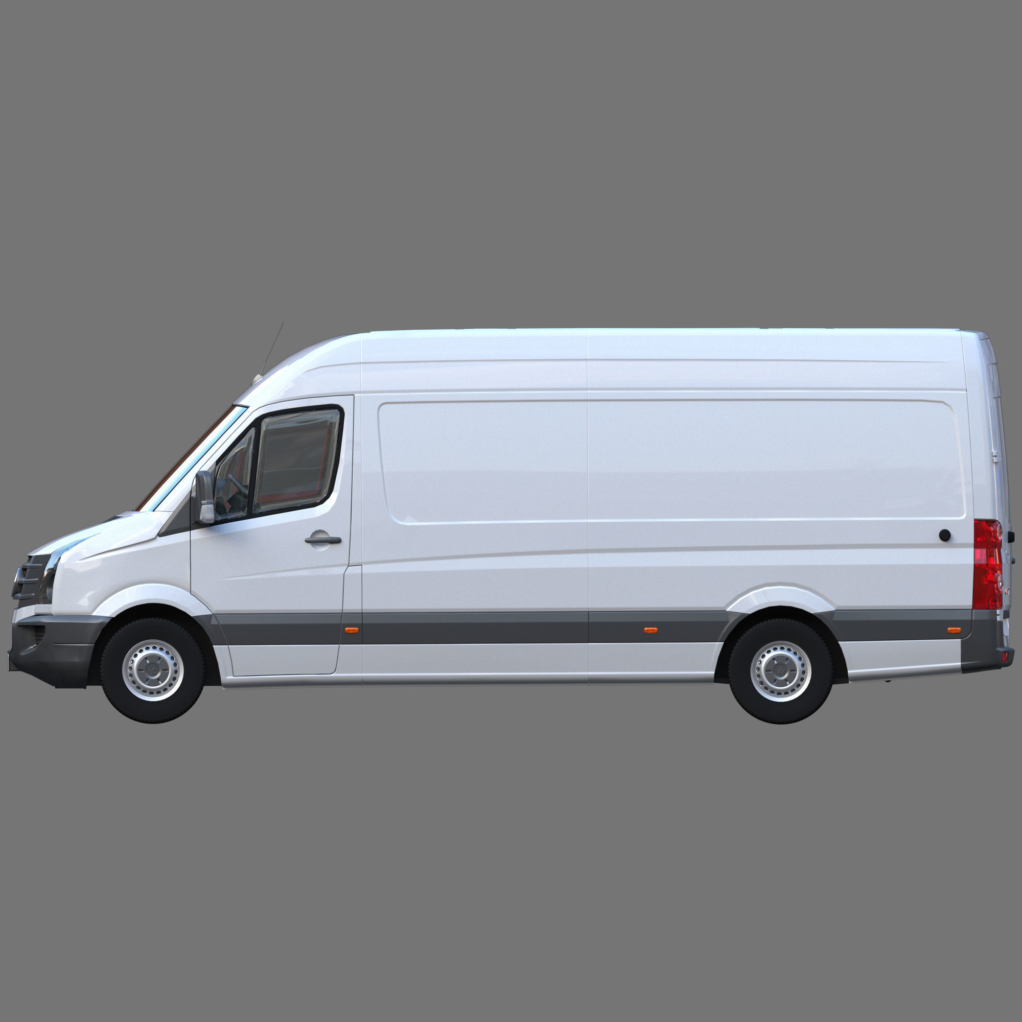 VW Crafter Van 3D model_9