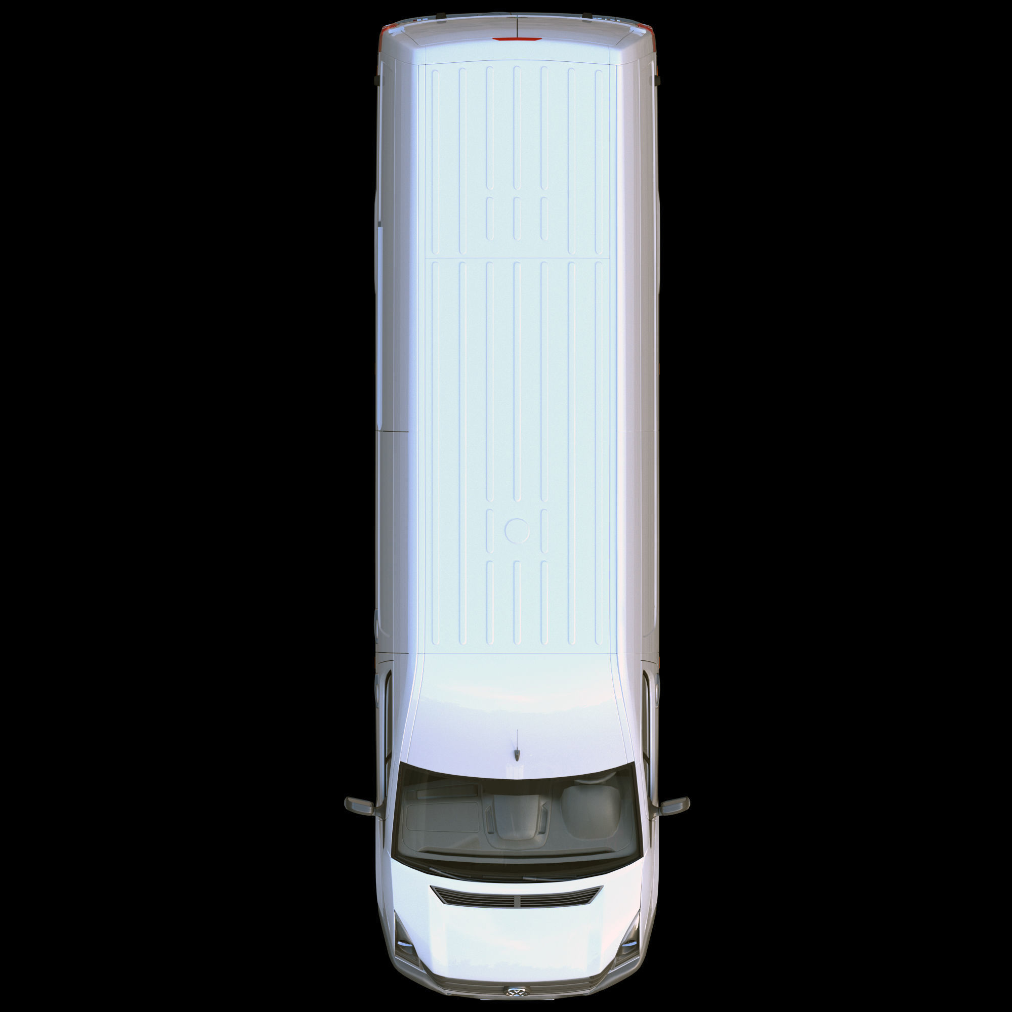 VW Crafter Van 3D model_10