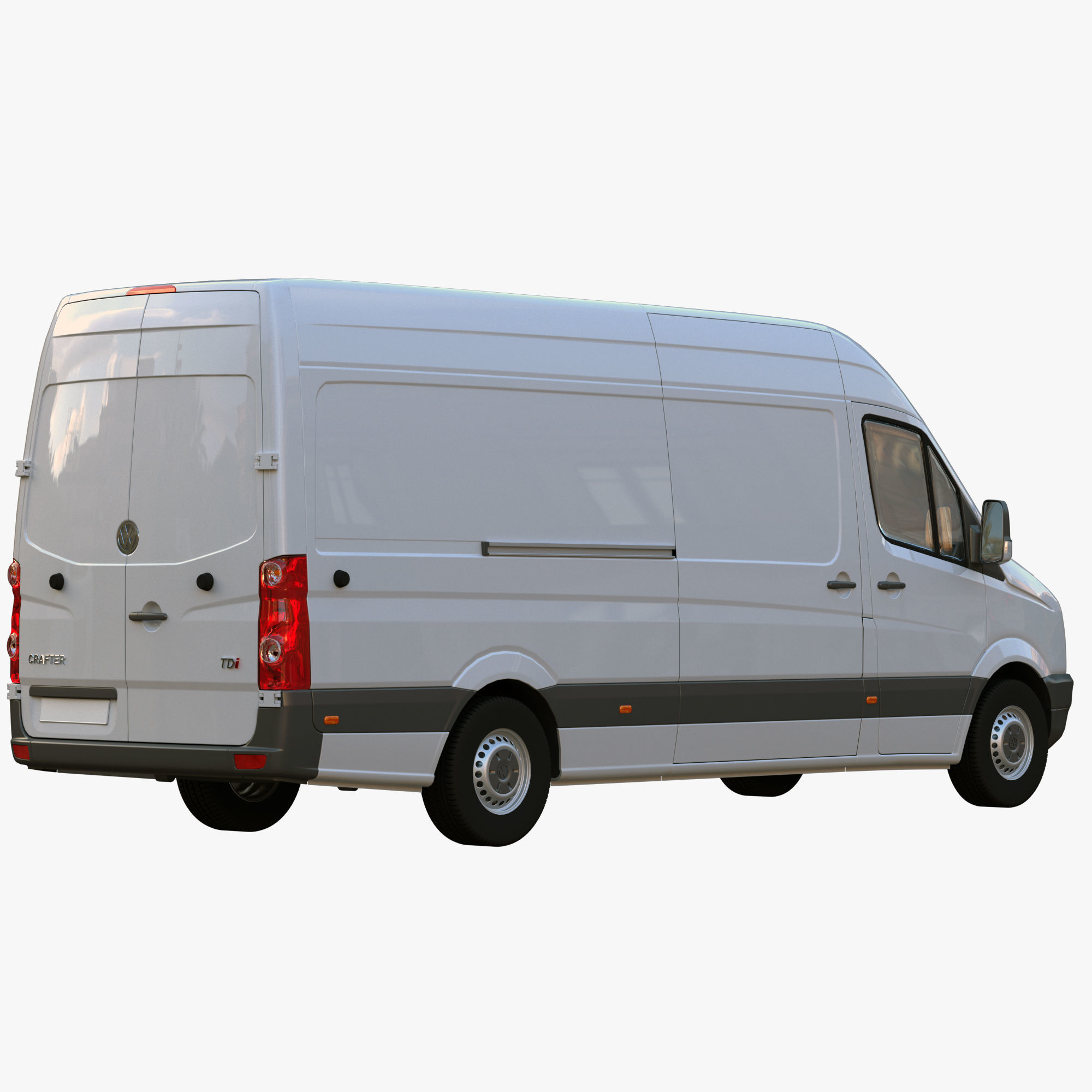 VW Crafter Van 3D model_3