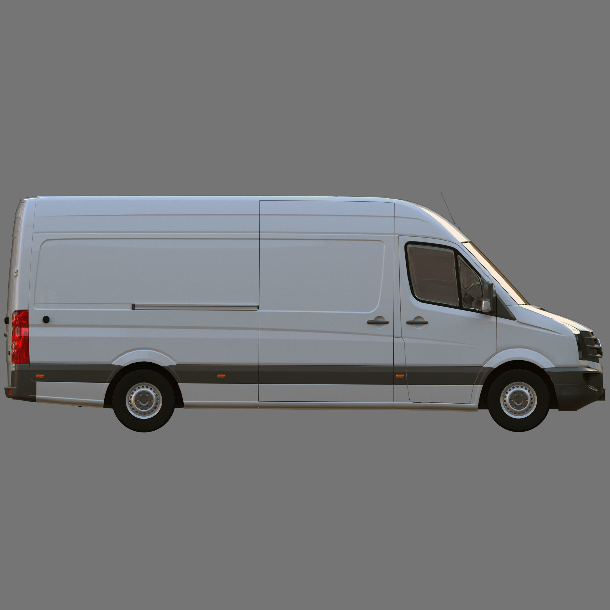 VW Crafter Van 3D model_8