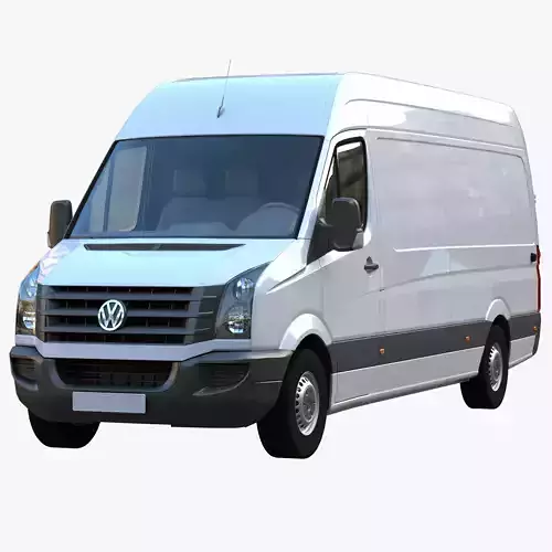 VW Crafter Van 3D model VW Crafter Van 3D model
