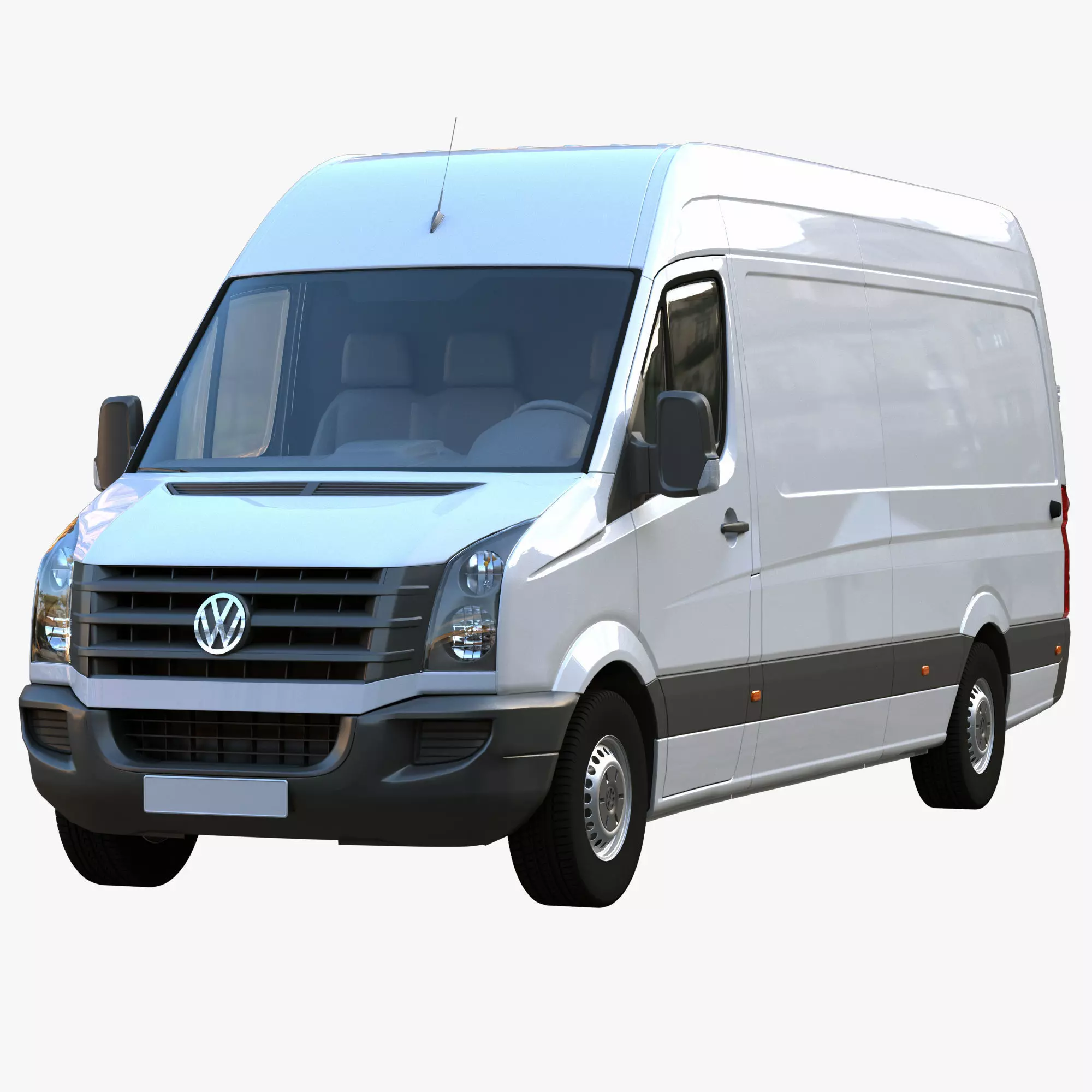 VW Crafter Van 3D model_0