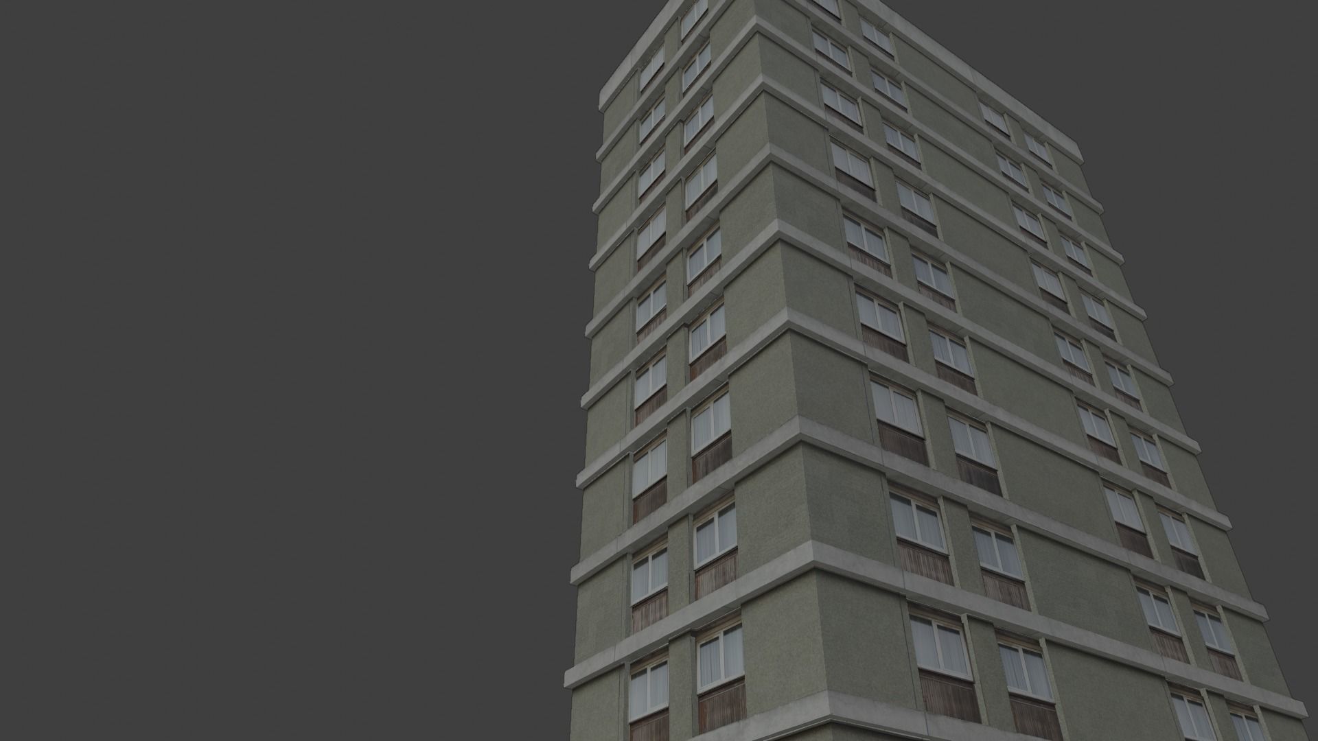 3d home building realistc low poly Low-poly 3D model_7