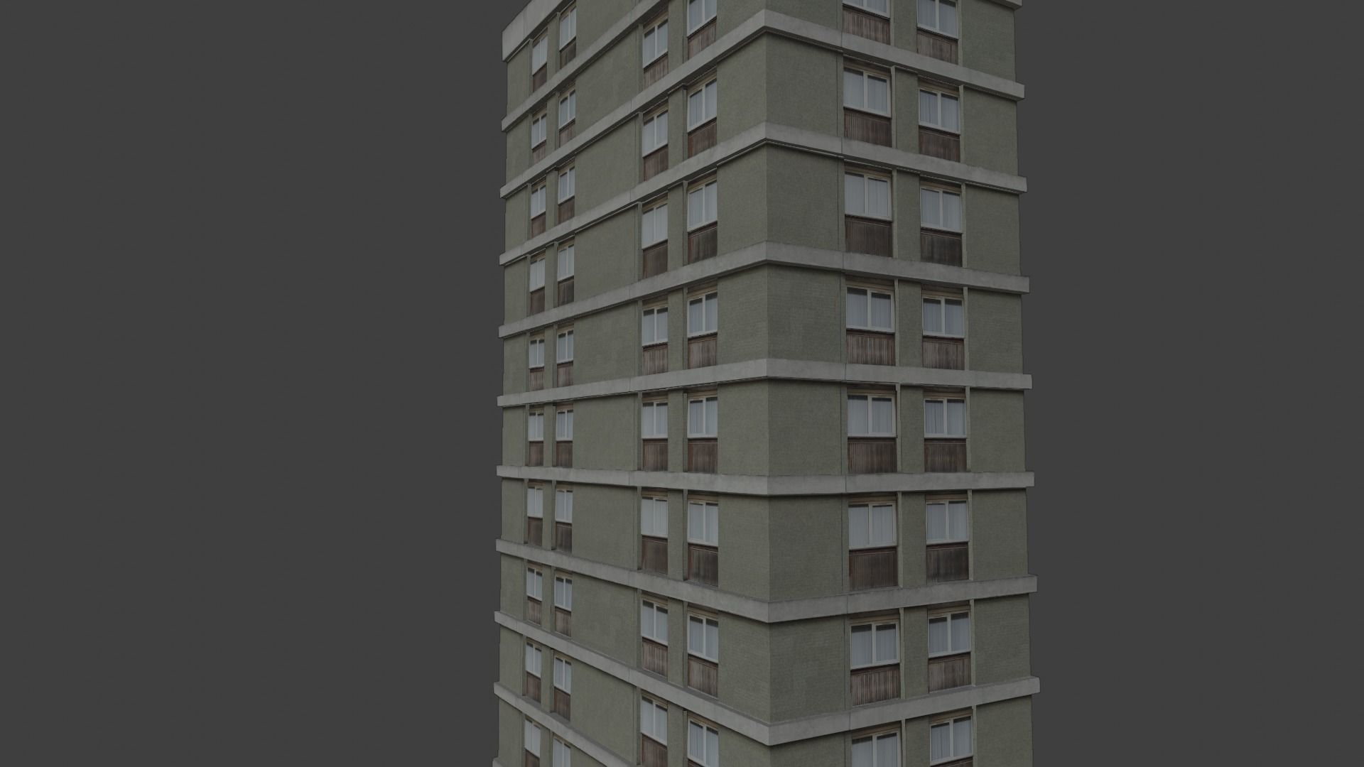 3d home building realistc low poly Low-poly 3D model_5