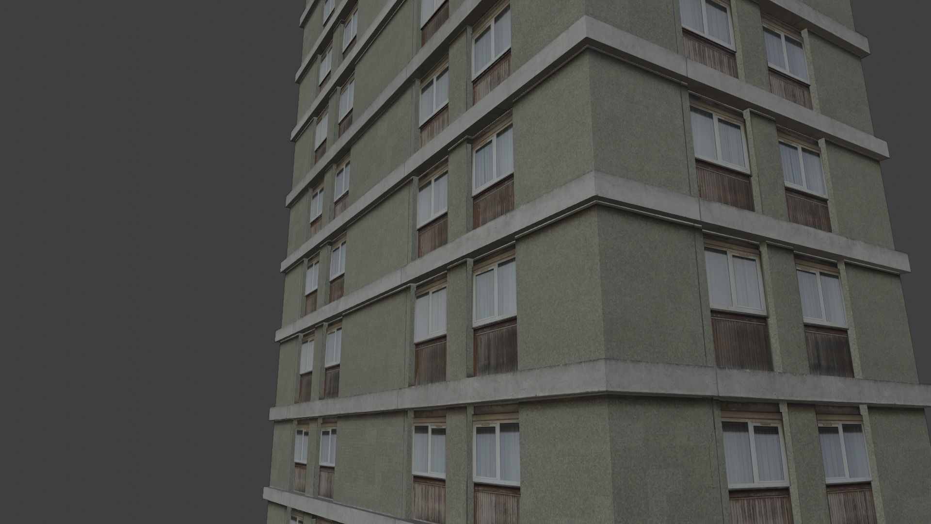 3d home building realistc low poly Low-poly 3D model_8