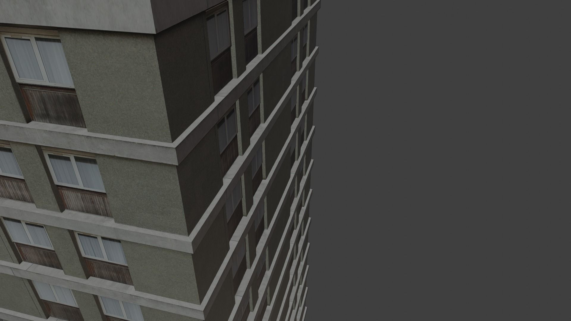 3d home building realistc low poly Low-poly 3D model_3