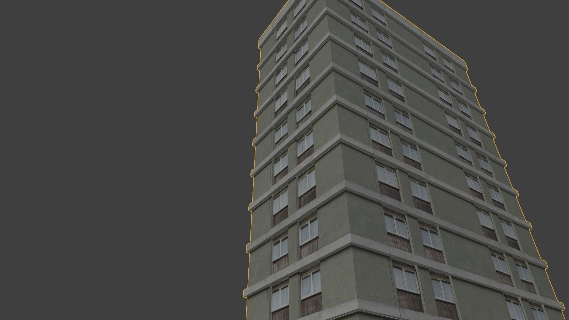 3d home building realistc low poly Low-poly 3D model_4