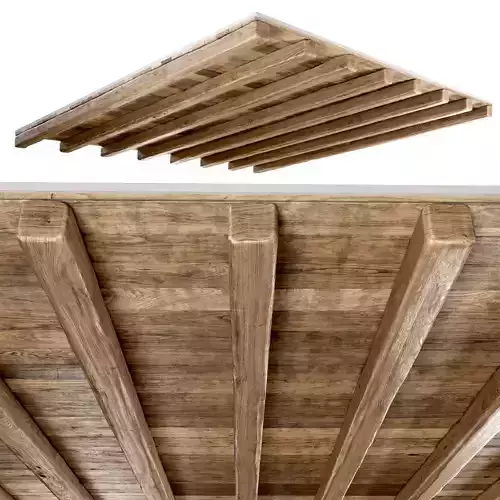 Wooden ceiling 
