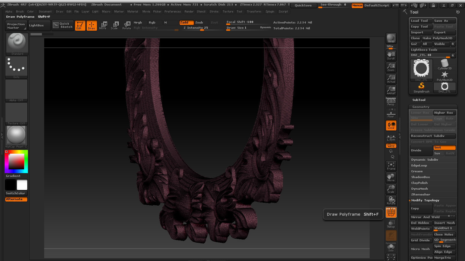 3D Frame - Wood Carving STL Model for CNC Router 3D print model_18