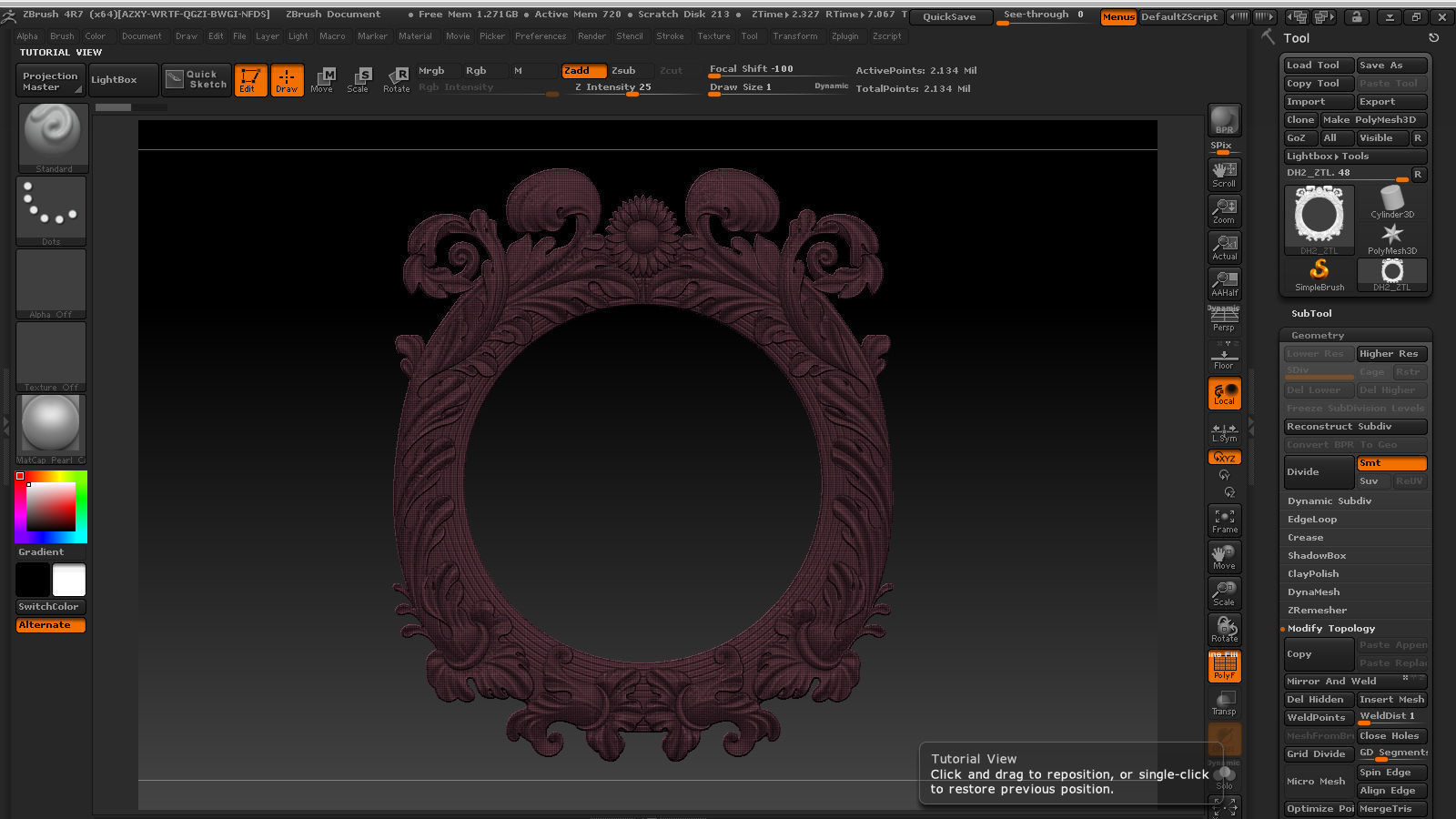 3D Frame - Wood Carving STL Model for CNC Router 3D print model_19