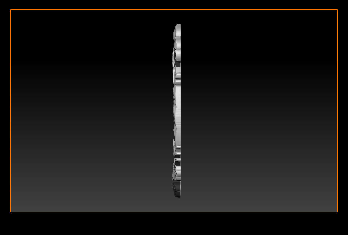 3D Frame - Wood Carving STL Model for CNC Router 3D print model_10