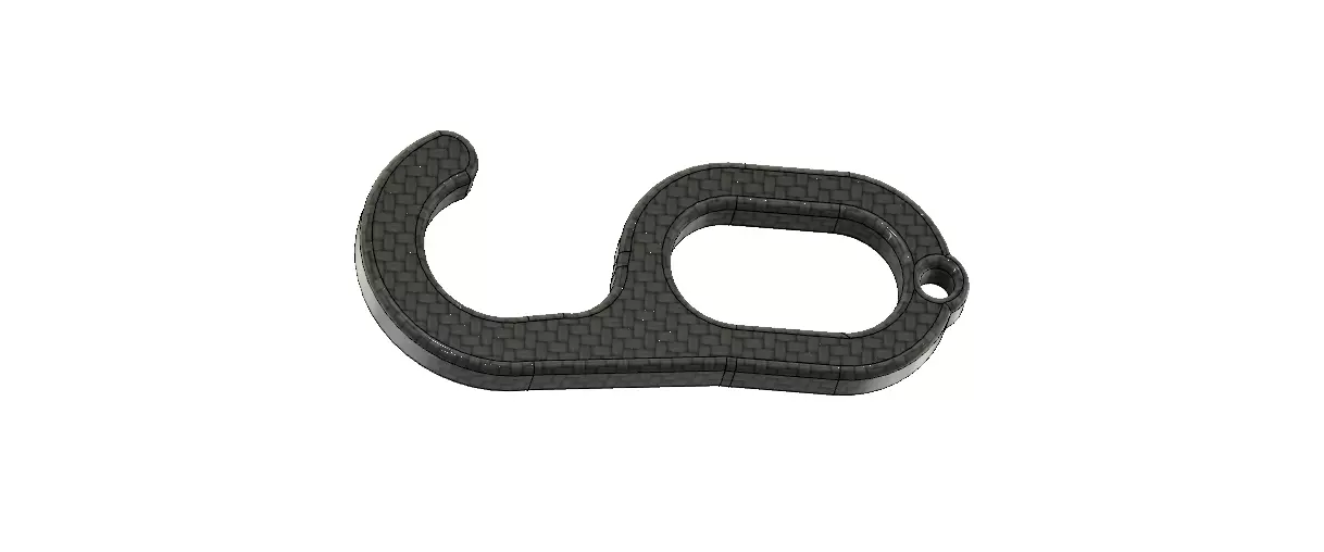 OUVRE PORTE COVID 19  3D print model_0