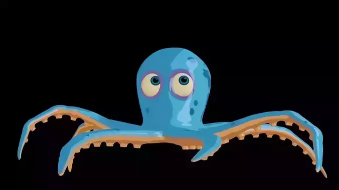 Cartoon Octopus