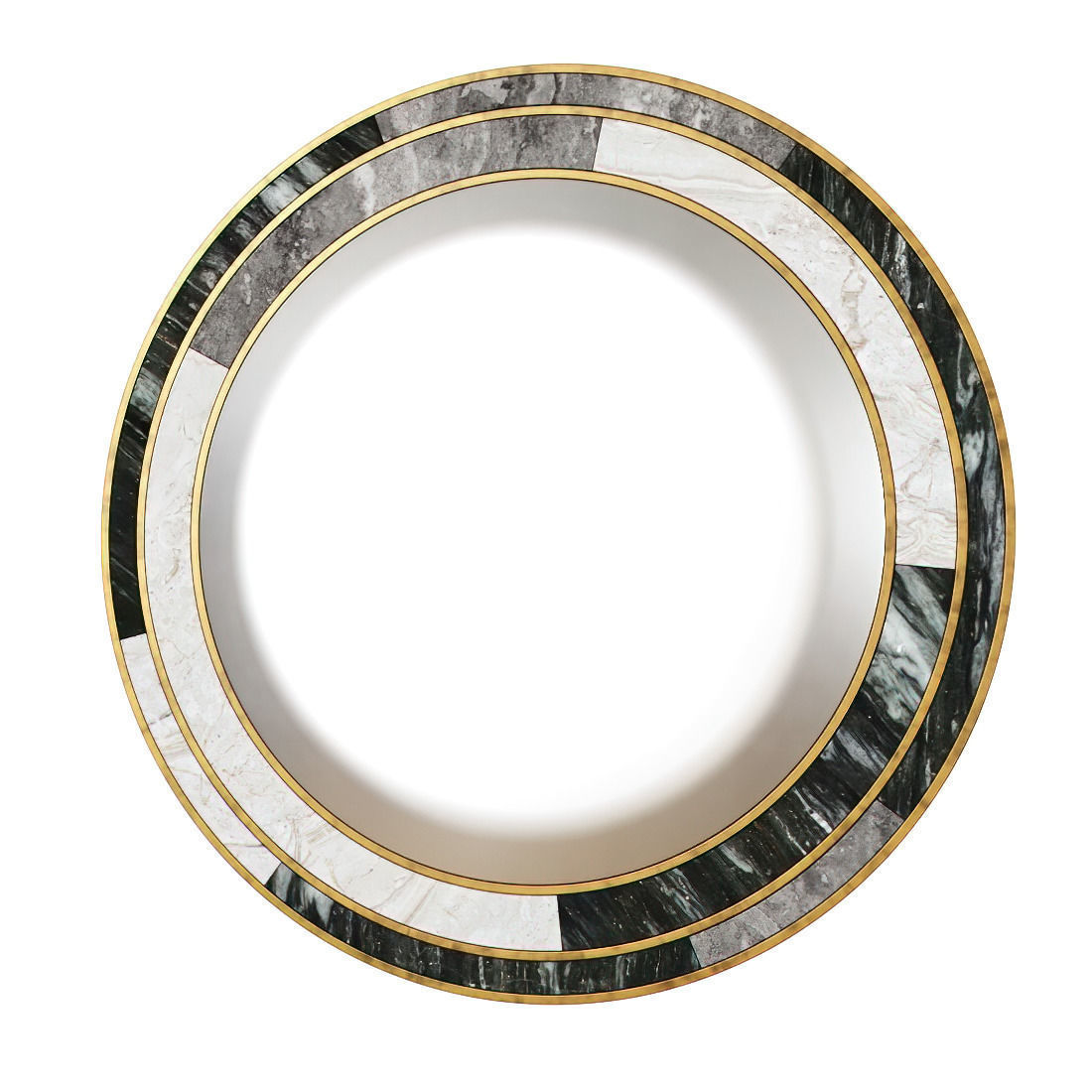 Modern marble mirror  3D model_1