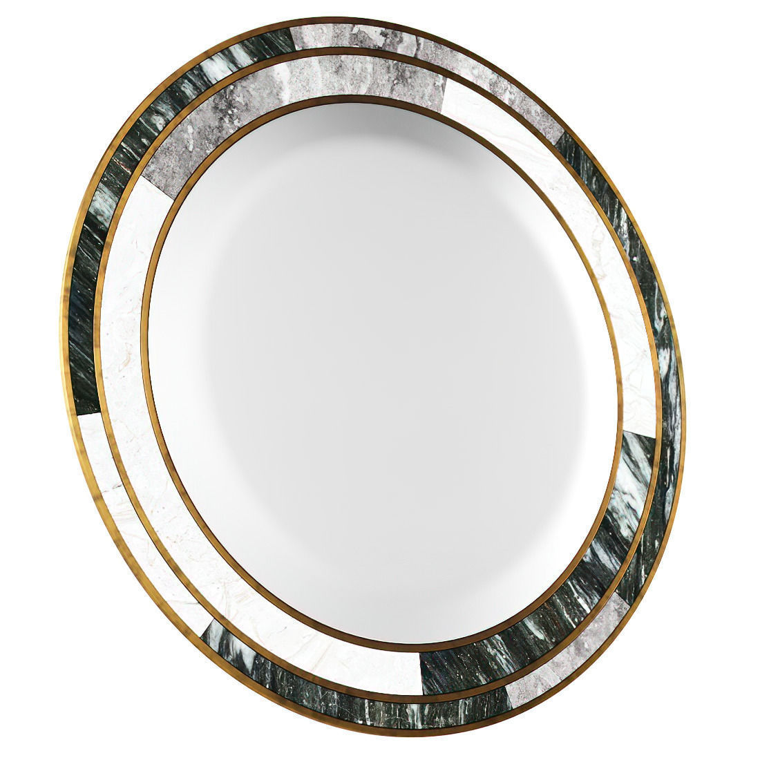Modern marble mirror  3D model_2