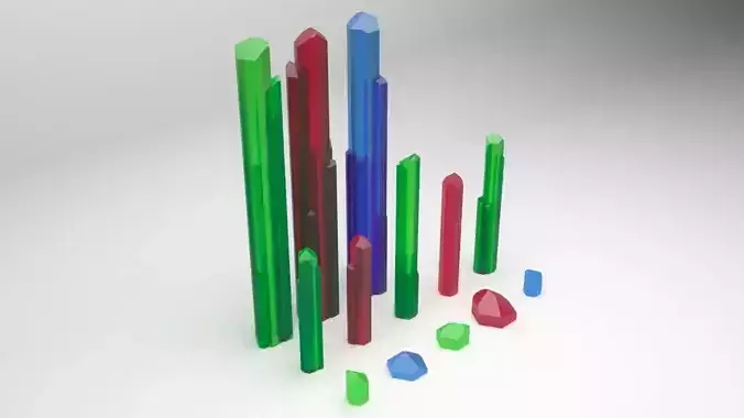 Crystal Emeralds set