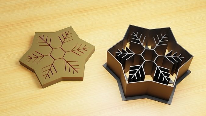Snowflake Cookie Cutter 3D print model 3D print model