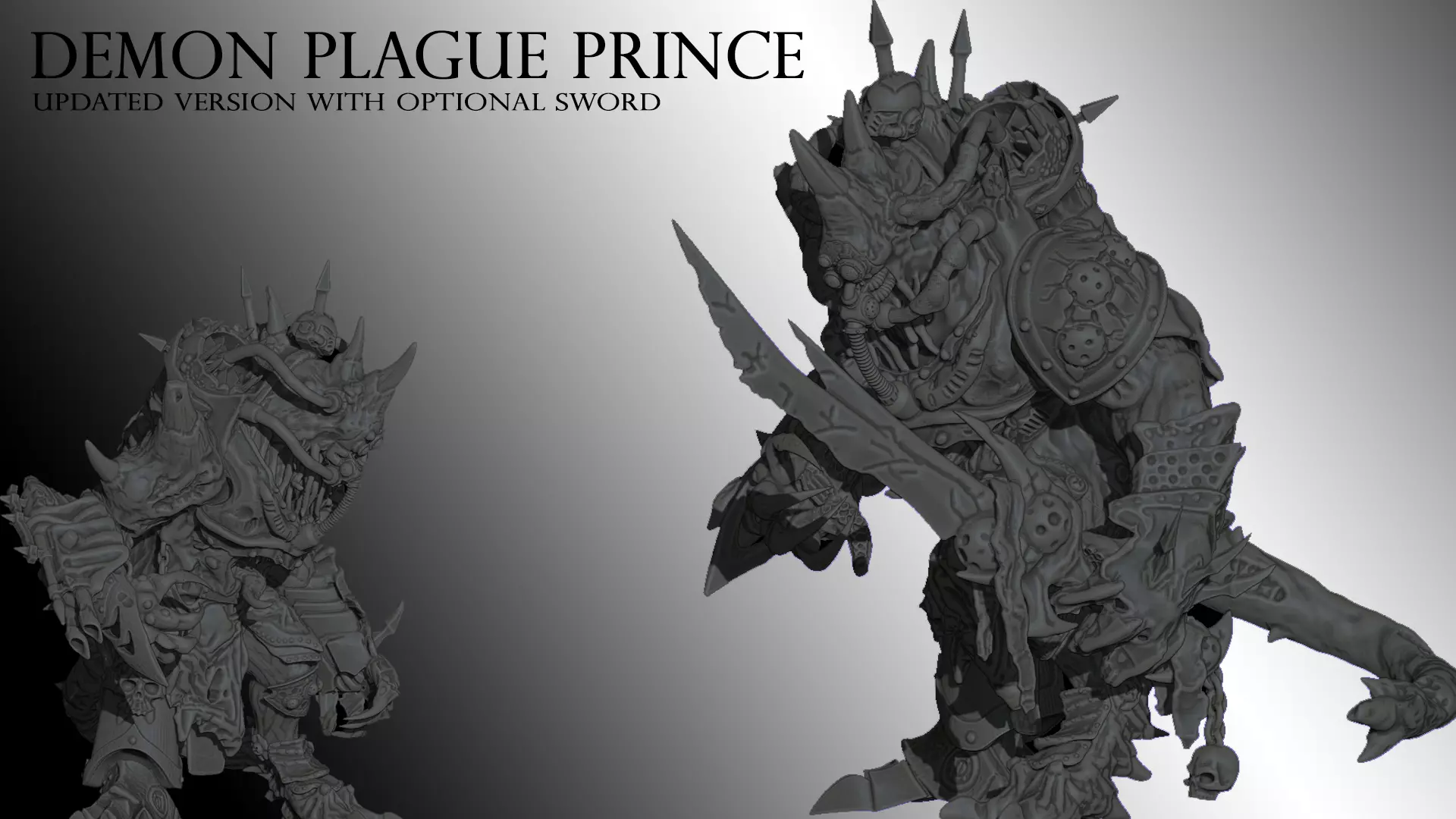 Demon Plague Prince 3D print model_0