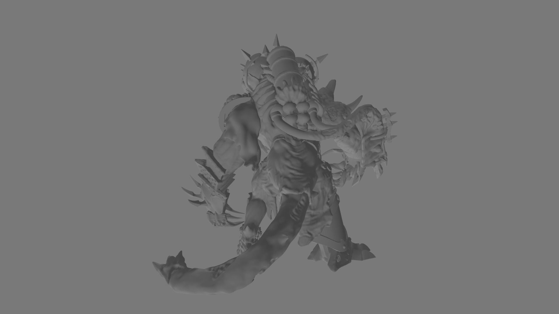 Demon Plague Prince 3D print model_2