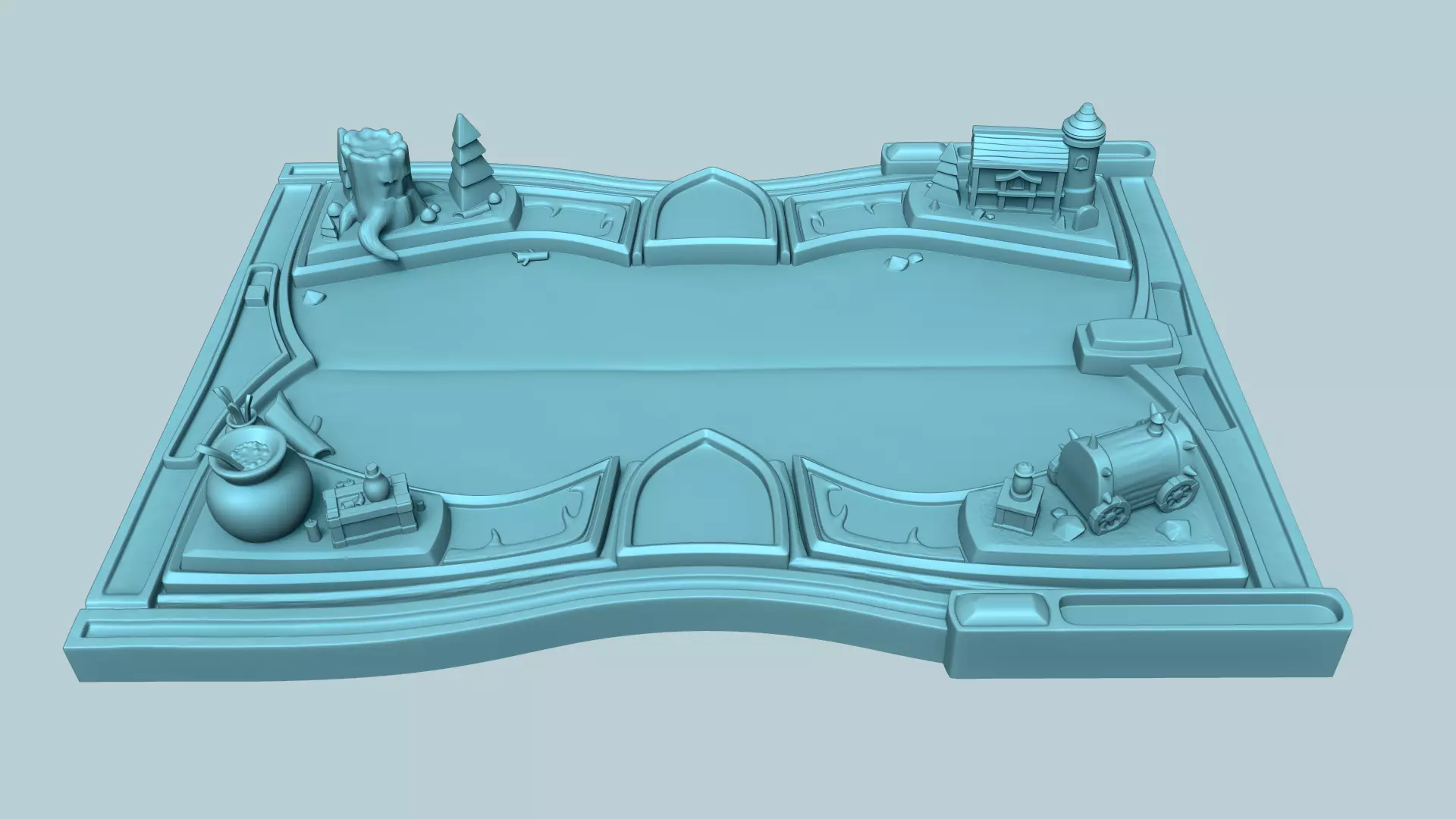 Hearthstone Board Game - Simplified Model - Collectible 3D print model_0