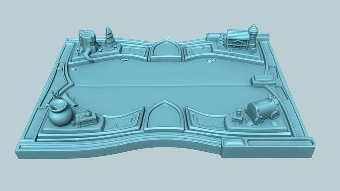 Hearthstone Board Game - Simplified Model - Collectible 3D print model