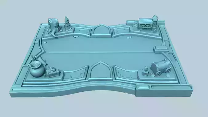 Hearthstone Board Game - Simplified Model - Collectible 3D print model