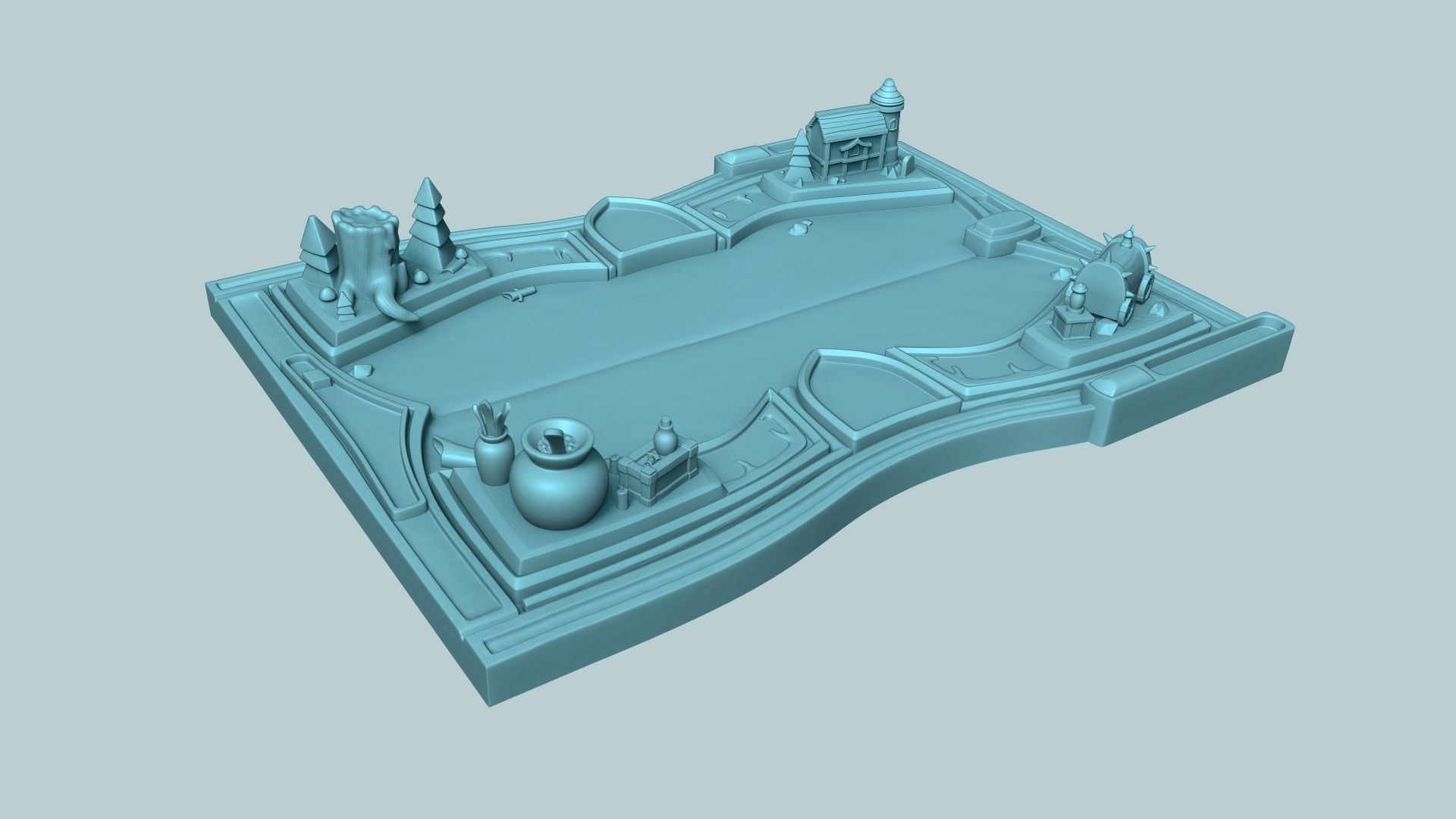 Hearthstone Board Game - Simplified Model - Collectible 3D print model_7