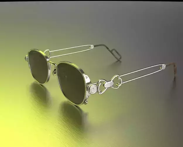 Glasses pair of sunglasses 3D print model