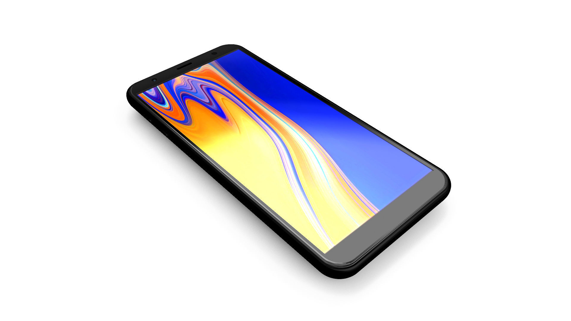 Mobile phone SAMSUNG J4 PLUS 3D model_1