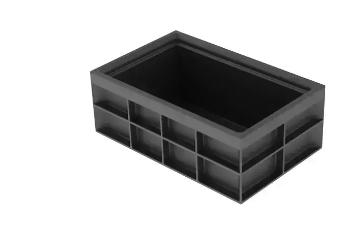 Stackable reinforced box 3D print model