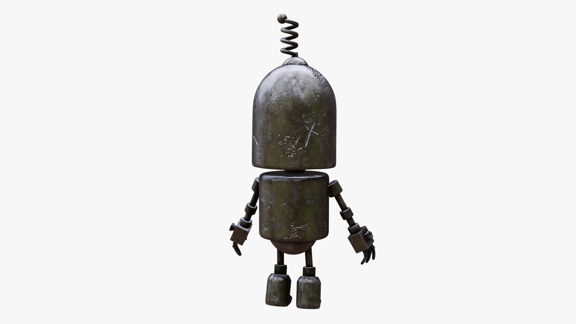 Robot Cartoon 3D model_11