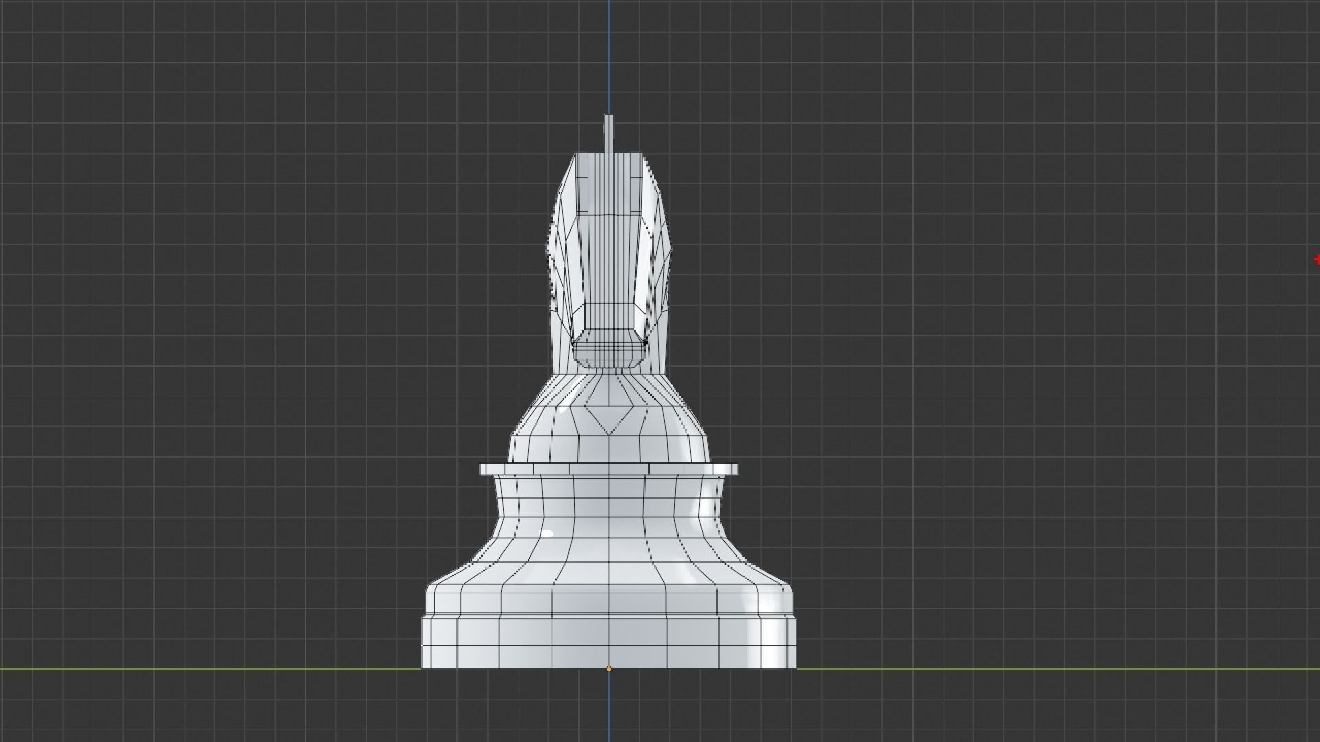 Simple Black and White Chess Pieces Set 3D Model 3D model_6