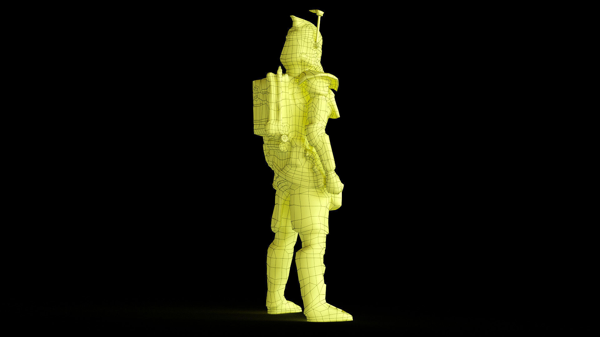 Clone Figure 3d model Scan Low-poly 3D model_33