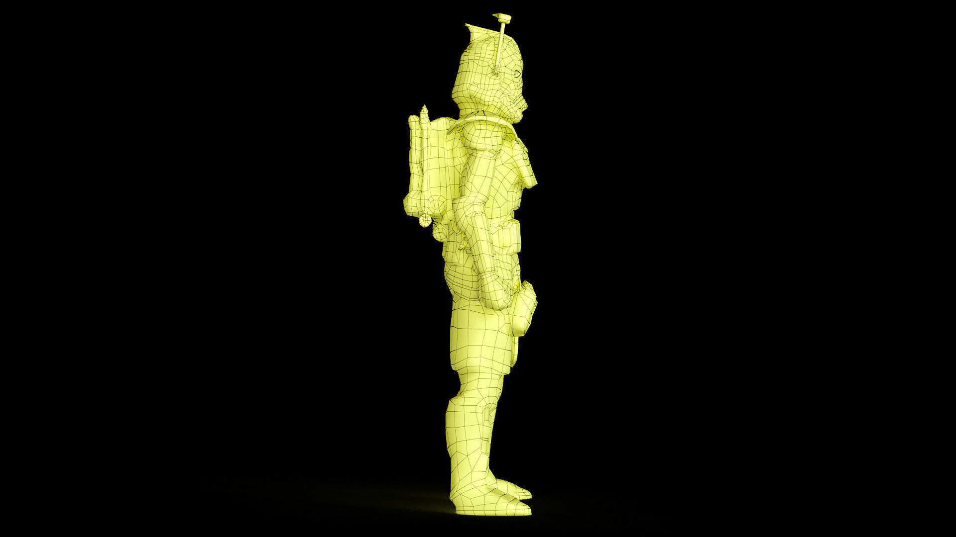 Clone Figure 3d model Scan Low-poly 3D model_34