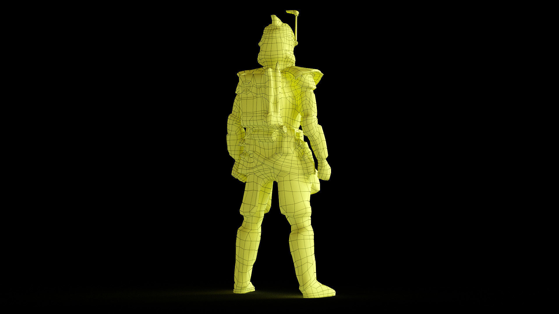 Clone Figure 3d model Scan Low-poly 3D model_32