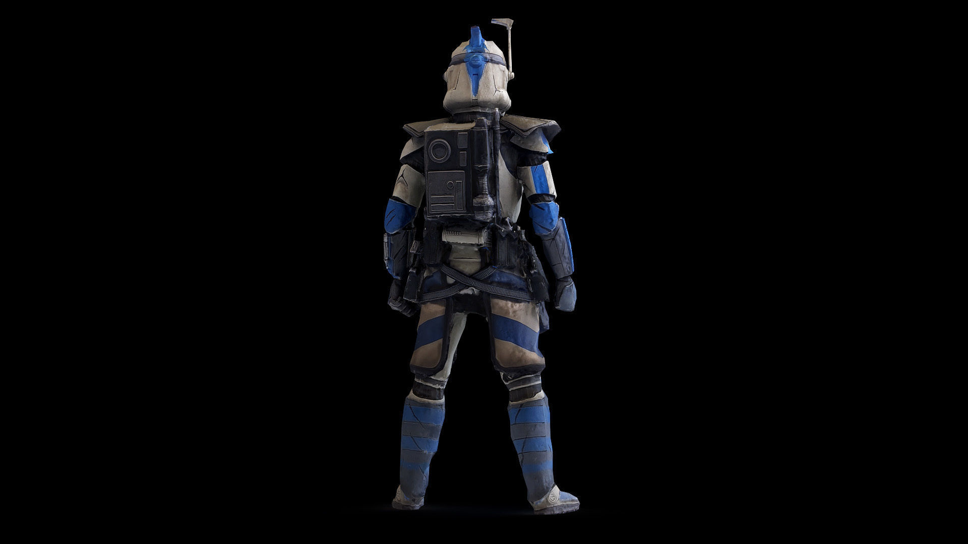 Clone Figure 3d model Scan Low-poly 3D model_6