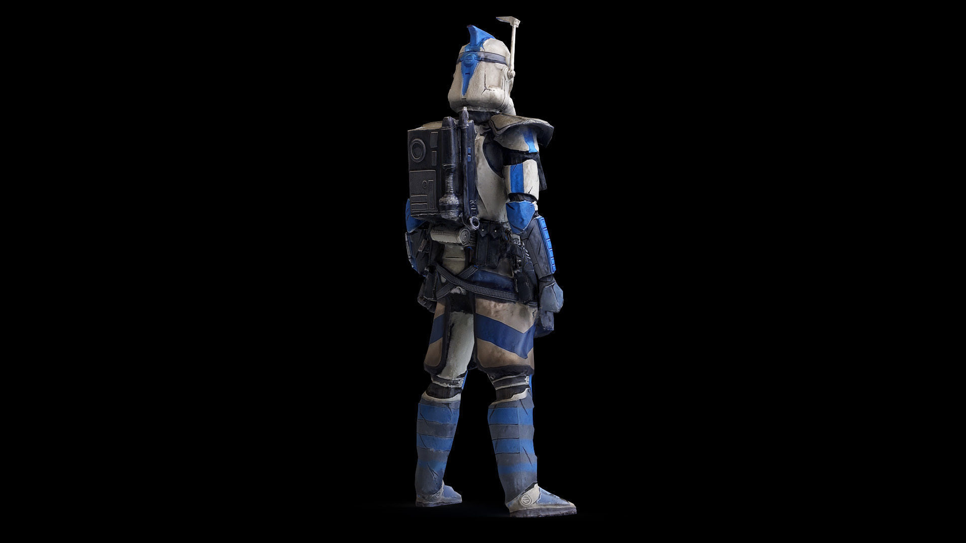 Clone Figure 3d model Scan Low-poly 3D model_8