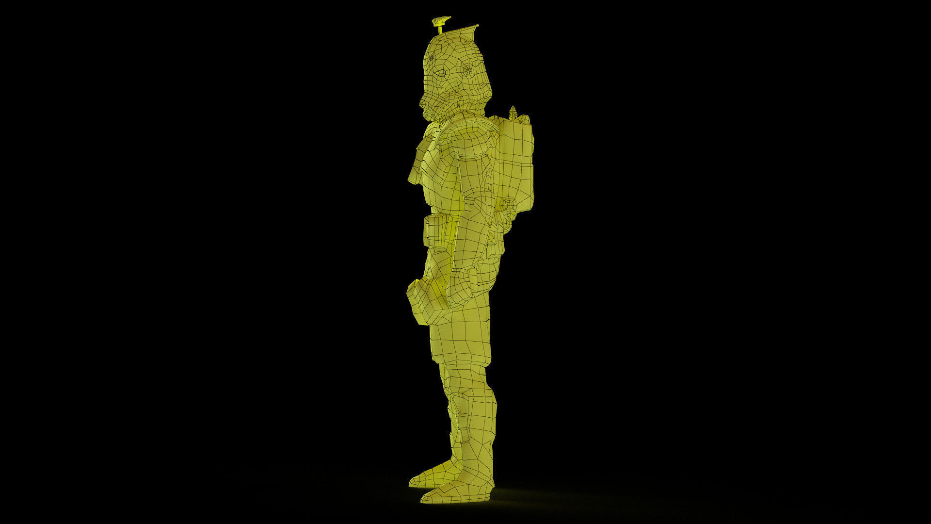 Clone Figure 3d model Scan Low-poly 3D model_39