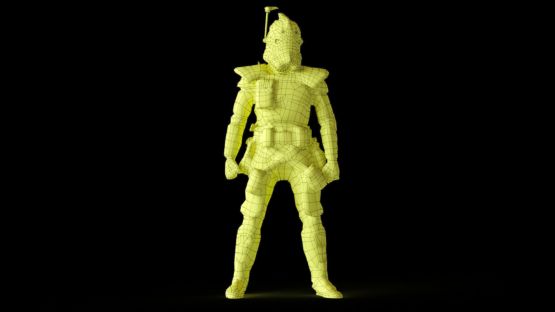 Clone Figure 3d model Scan Low-poly 3D model_2