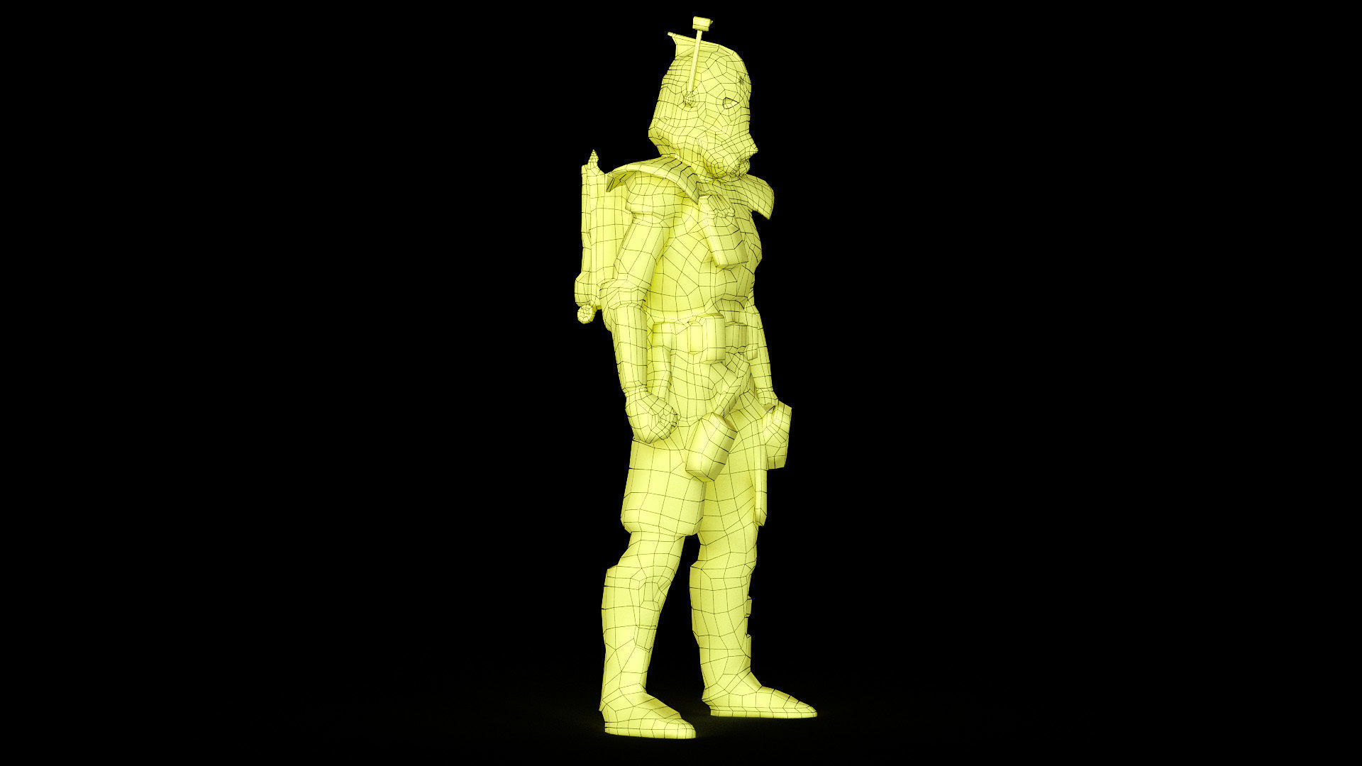 Clone Figure 3d model Scan Low-poly 3D model_35