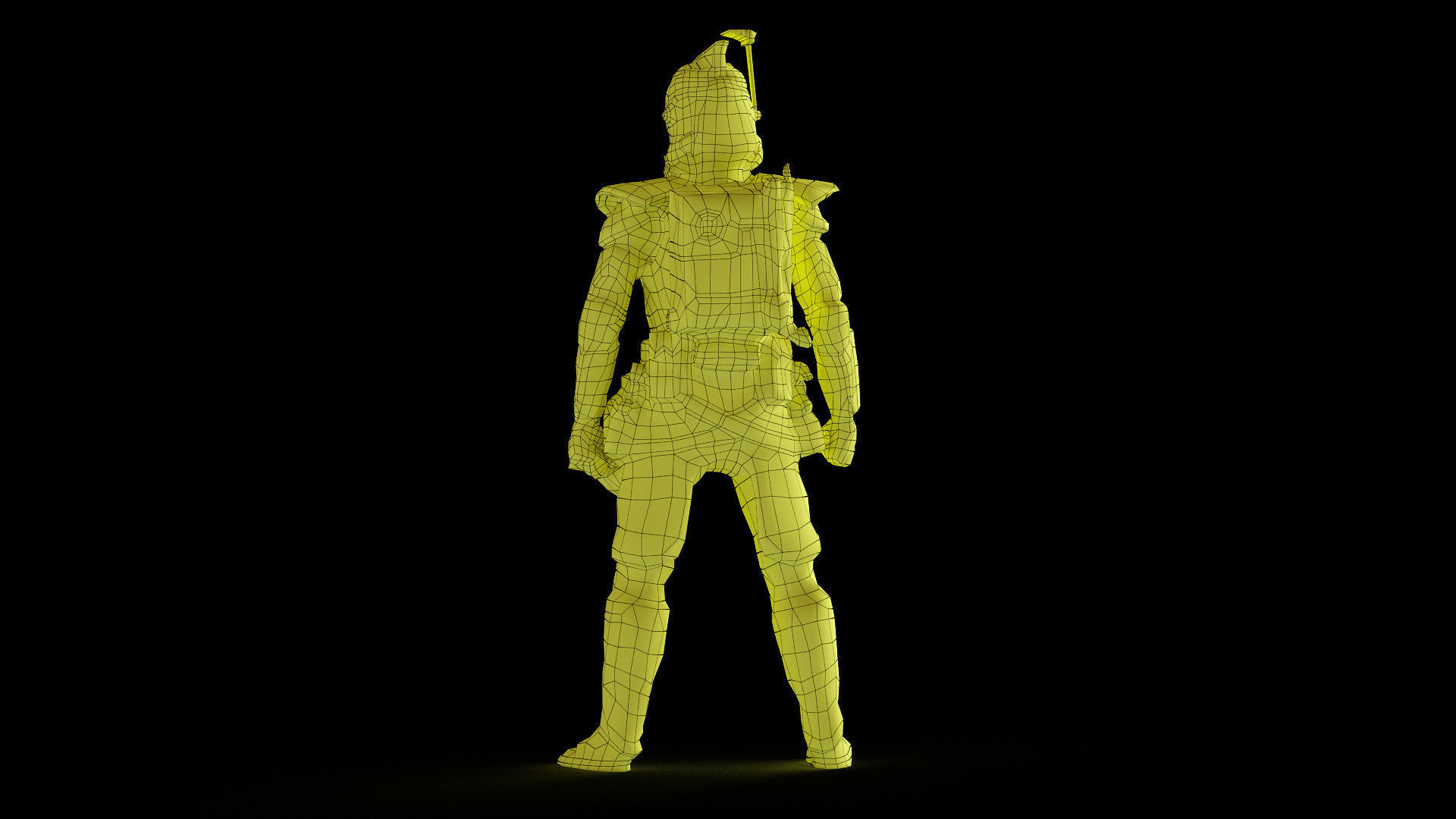 Clone Figure 3d model Scan Low-poly 3D model_42