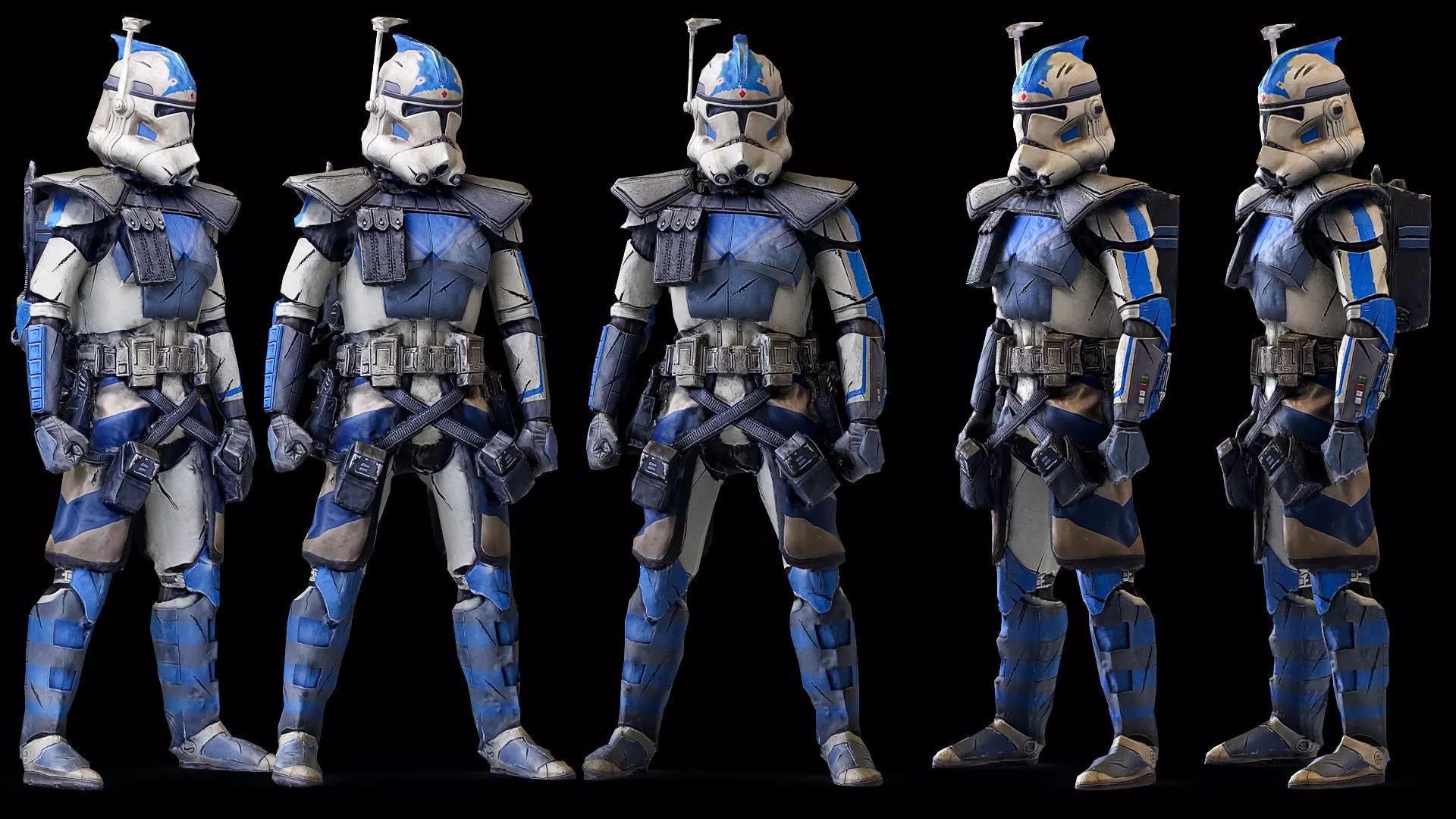 Clone Figure 3d model Scan Low-poly 3D model_0