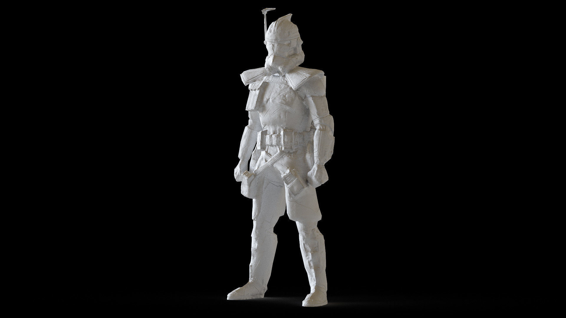 Clone Figure 3d model Scan Low-poly 3D model_3