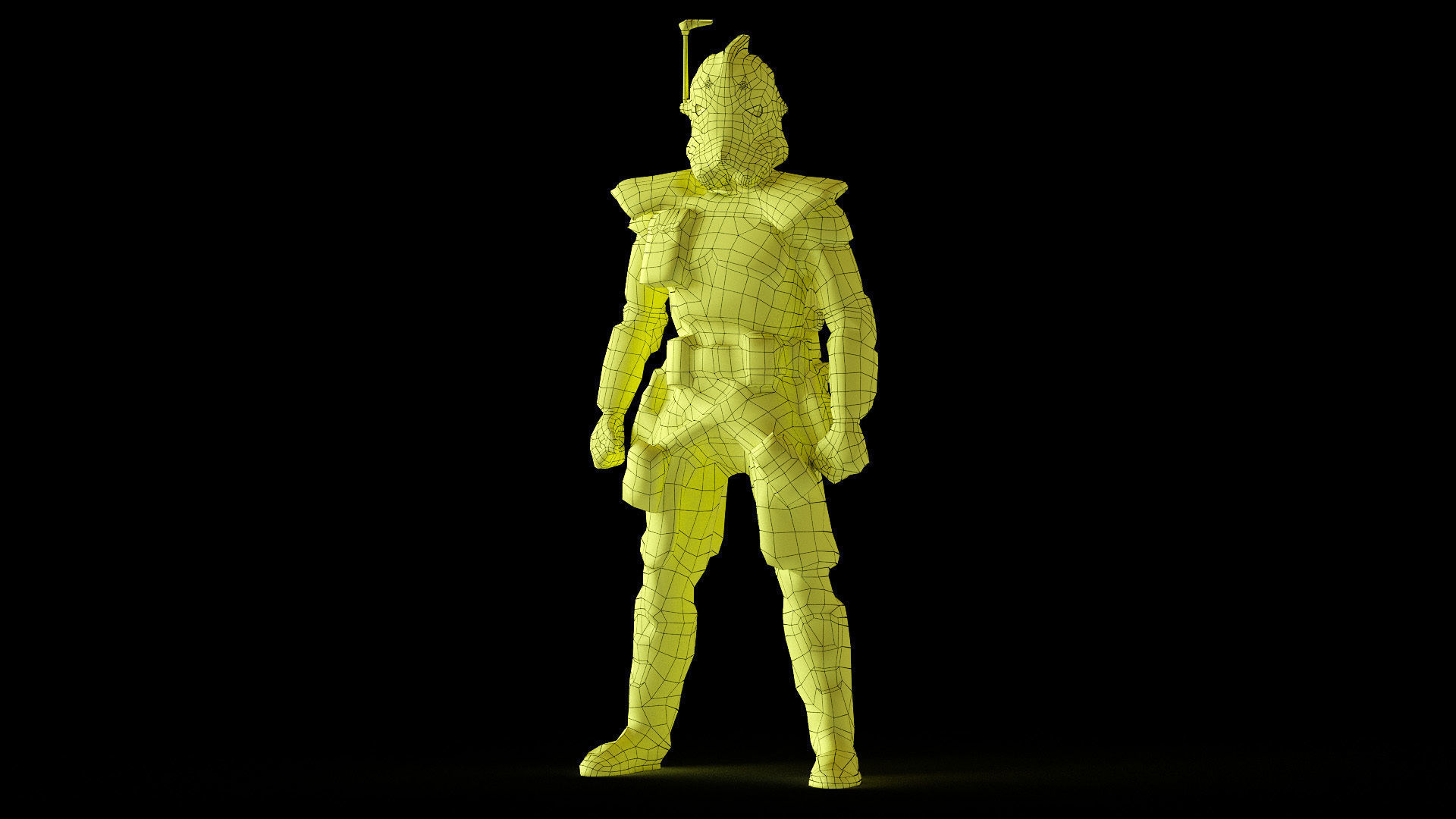 Clone Figure 3d model Scan Low-poly 3D model_37