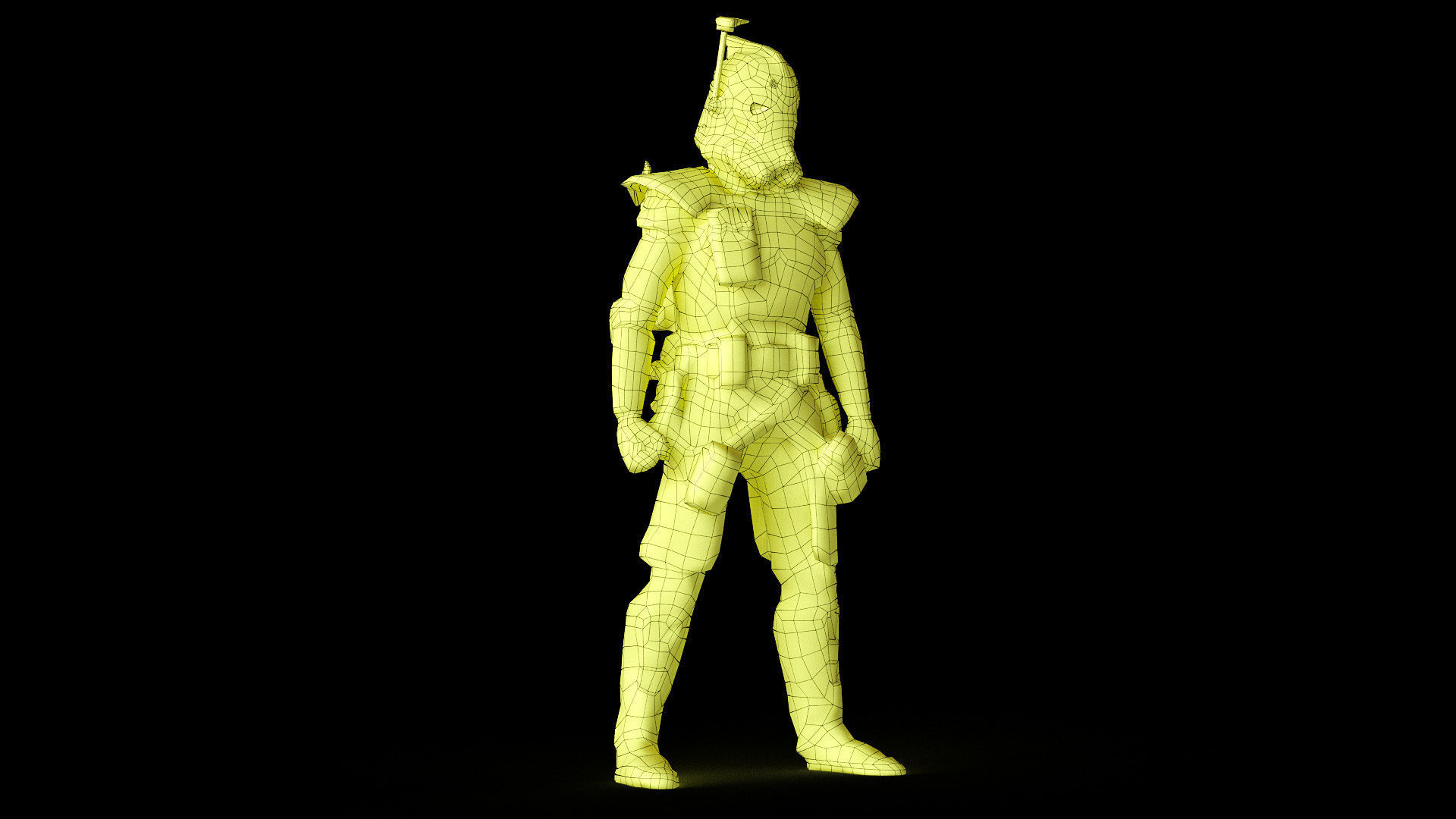 Clone Figure 3d model Scan Low-poly 3D model_36