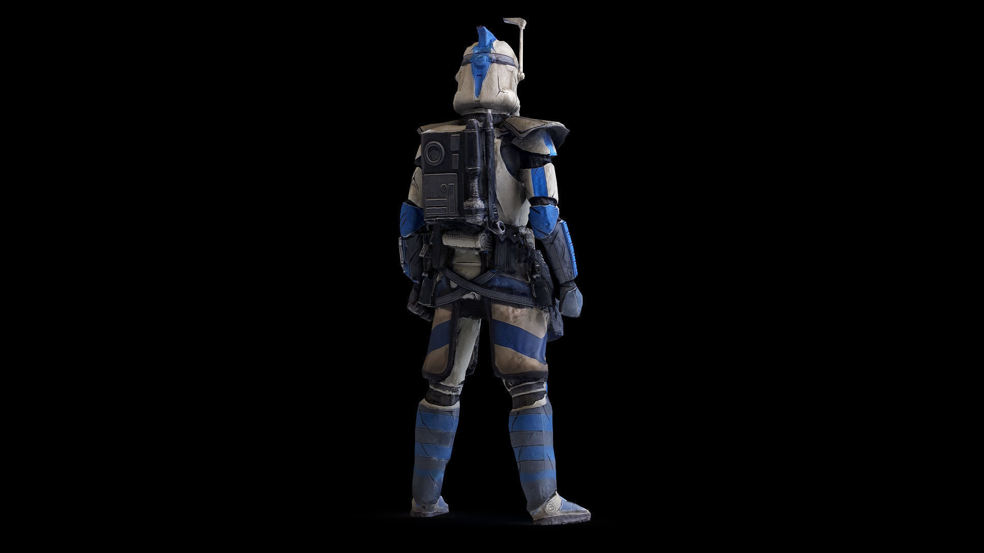 Clone Figure 3d model Scan Low-poly 3D model_7