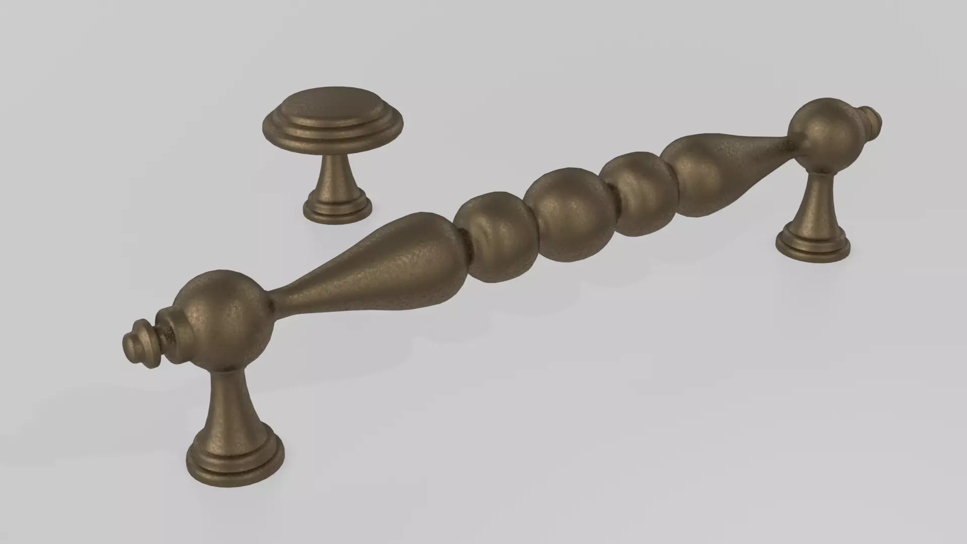 Bronze Furniture Handle 5 3D model_0