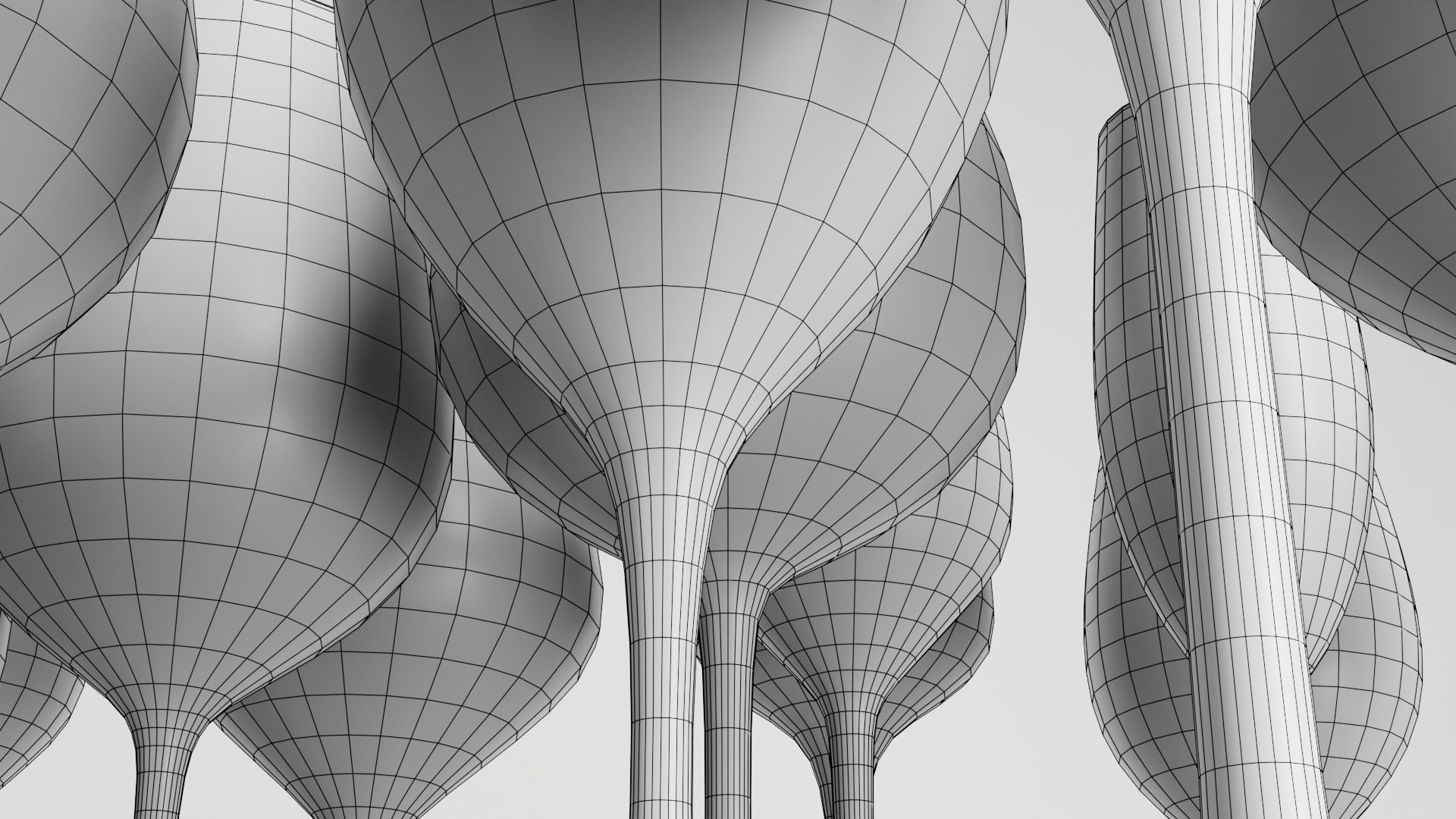 30 Wine glasses 3D Model Collection_14