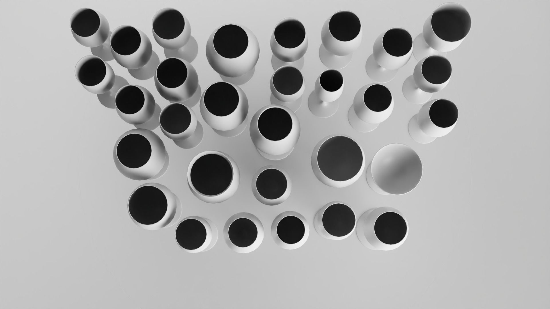 30 Wine glasses 3D Model Collection_8